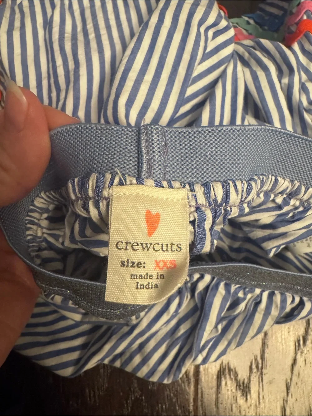 Crewcuts Skirt with Rainbow Trim
